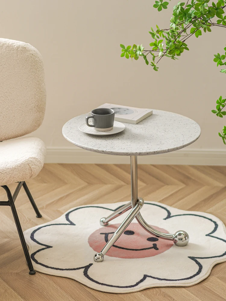קטן שולחן עגול יצירתי בסלון שולחן קפה שולחן מיני שולחן צד מרפסת תה, שולחן ליד המיטה, השולחן. - 4