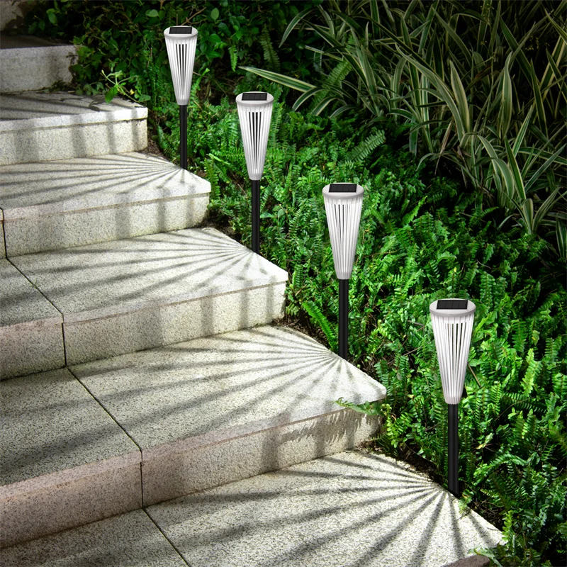 1/2/4/6pcs LED סולארית דשא אור עמיד למים חיצוני גן אור מטריה בצורת דשא מנורת אור על חצר הגן נתיב עיצוב פטיו - 5