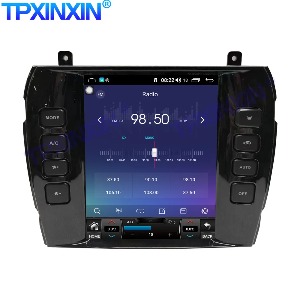 Carplay אנדרואיד 10.0 6G+128G עבור יגואר S-TYPE מכונית נגן רדיו סטריאו מקלט ניווט GPS אודיו טייפ יחידת הראש - 5