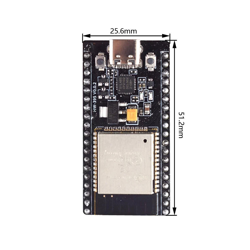 ESP32 פיתוח המנהלים מסוג C-USB WiFi Bluetooth תואם-MCU מודול אולטרה צריכת חשמל נמוכה ליבה כפולה ESP-WROOM-32 - 5