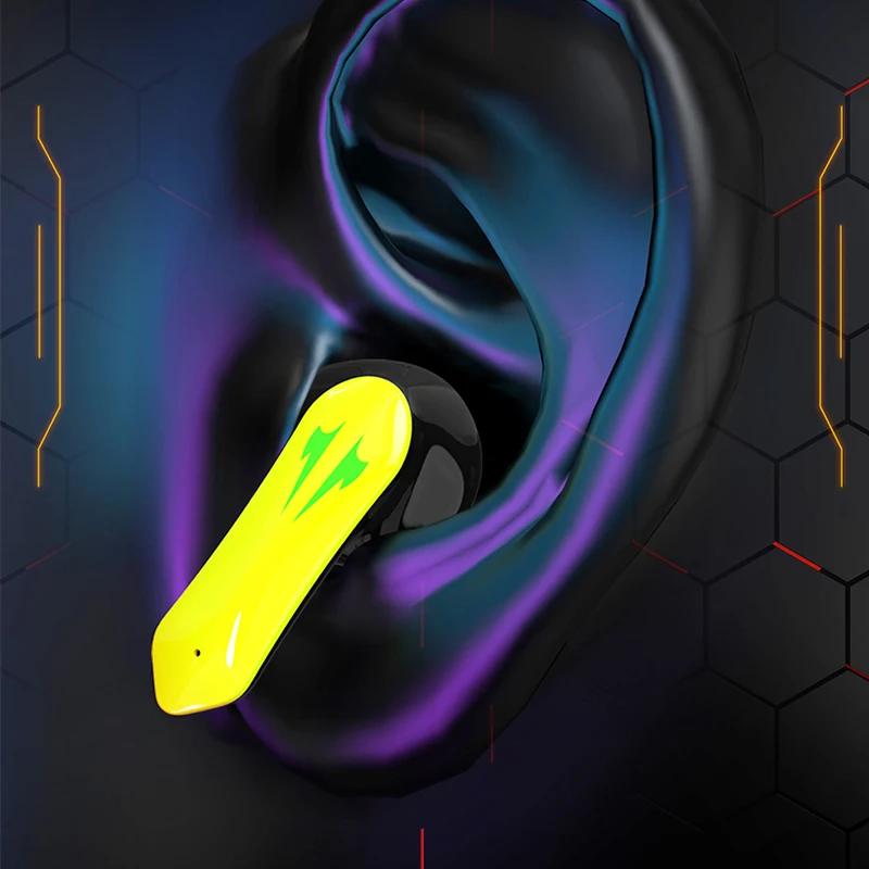 IPX5 עמיד למים אלחוטית בלוטות האוזן אוזניות BT 5.3 נמוך Lantency אוזניות סטריאו אלחוטיות אוזניות הפחתת רעש אוזניות - 5