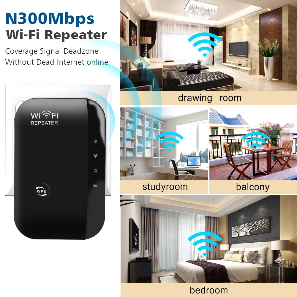 kebidu 300Mbps Wireless-N Wifi מהדר 802.11 n/b/g רשת Wi-Fi נתבים טווח שושנה האיתותים Booster Extender WIFI Ap Wps - 5