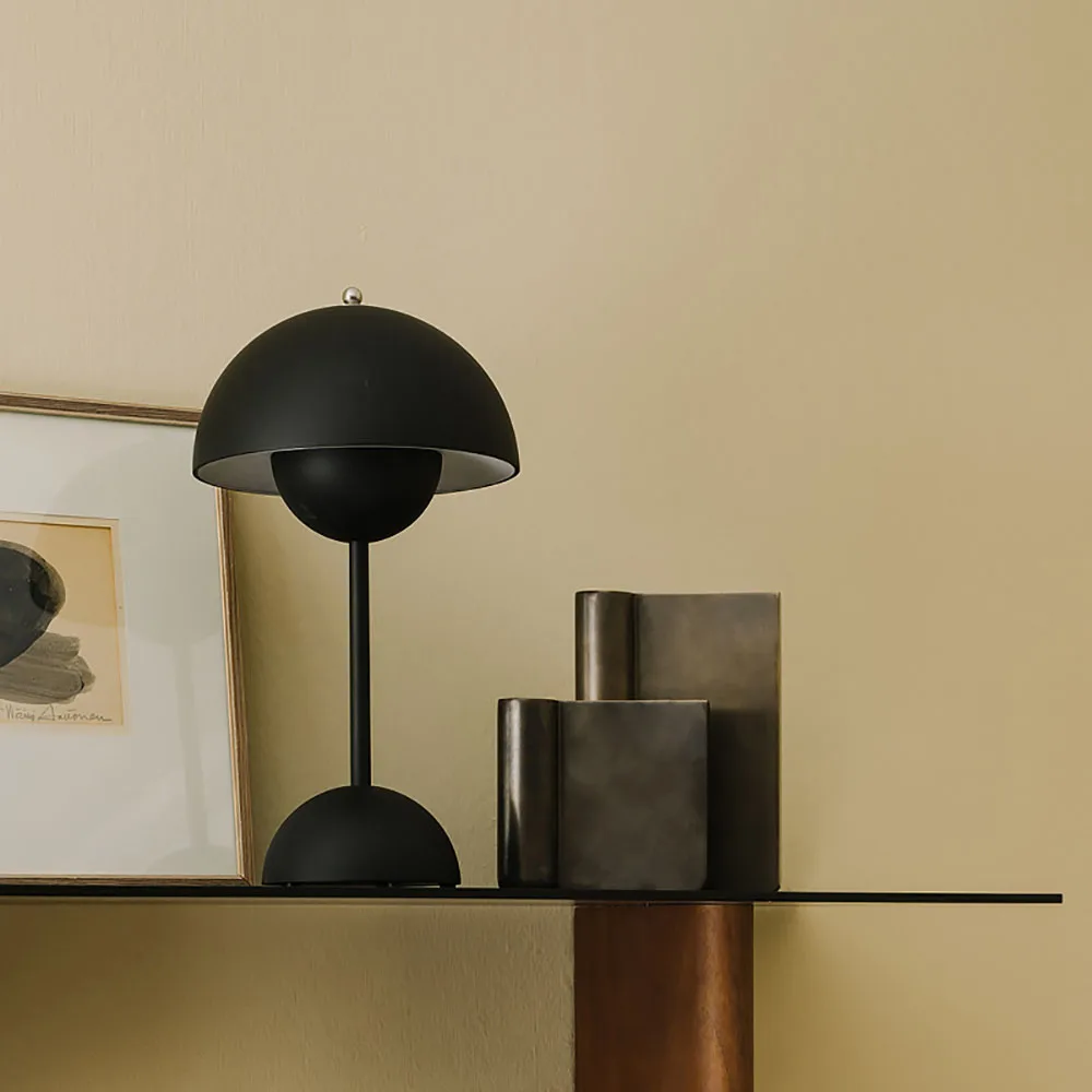 LED Touch עמעום מנורת הקריאה ניצן פרח המנורה שליד המיטה נורדי פשוט דנית מנורת שולחן מנורת שולחן פטריות מנורת עבור עיצוב הבית - 5