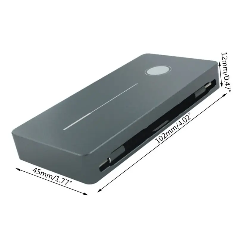 SSD מקרה NVME המתחם .2 ל-USB TYPE-C 3.1 SSD מתאם עבור NVME PCIE - 5