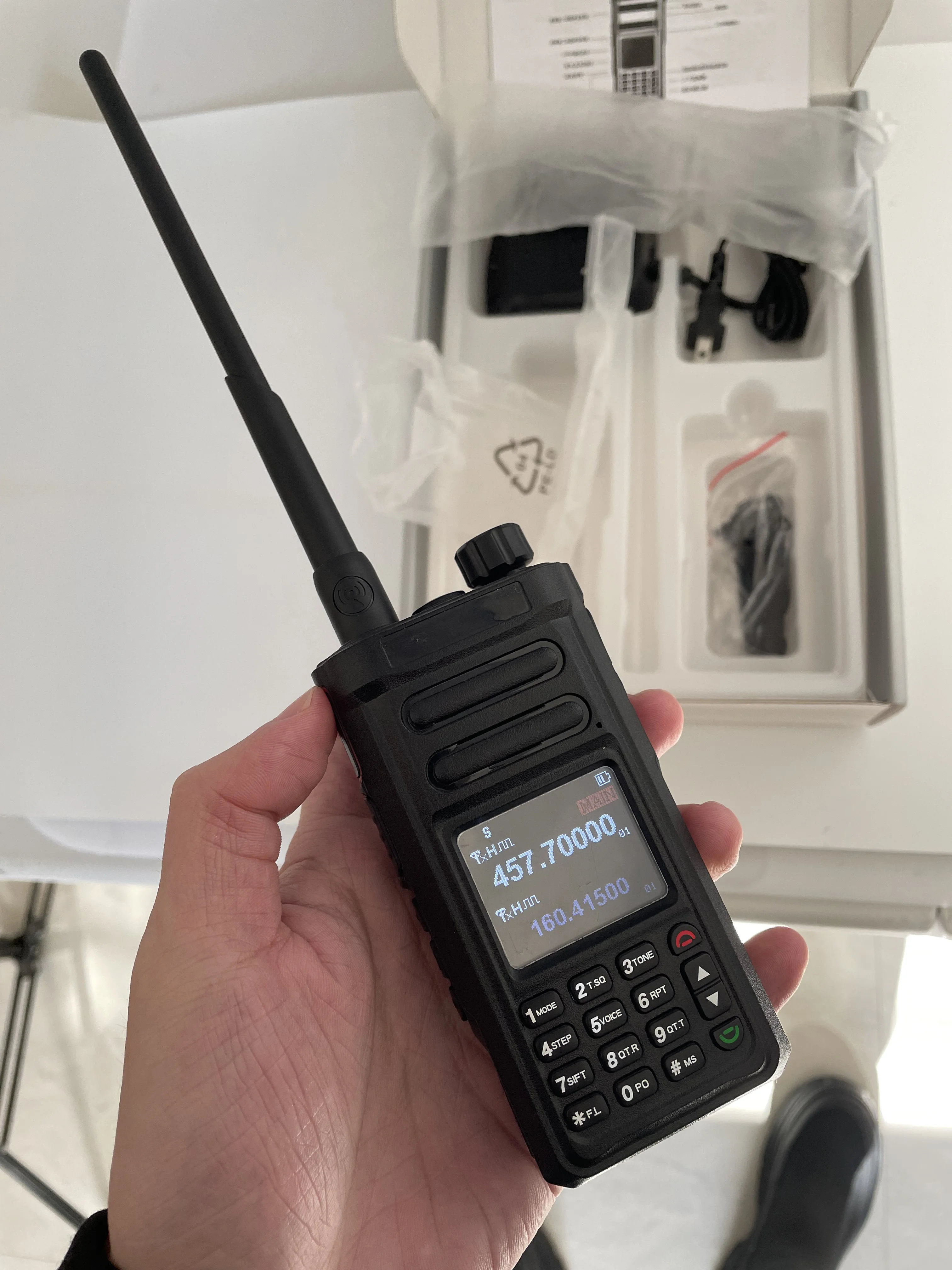 wurui D99 דיגיטלית DMR-מכשיר קשר רדיו דו-כיווני חזיר profesional ארוך טווח מחזיק המכשיר VHF UHF חובבנים ציוד להקות - 5