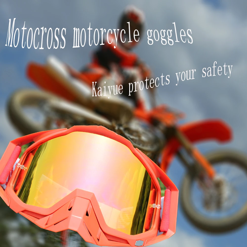 אופנוע משקפי שמש משקפי מוטוקרוס משקפי UV400 טרקטורונים MTB משקפי מגן אופנוע מוטו מסכת מוטוקרוס אופניים משקפיים - 5