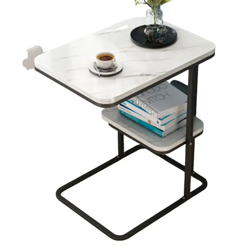 יצירתי סלון תה קטן שולחן ספה פינתית מסגרת ברזל קפה שולחן ספה שולחן צד לשרת שולחנות בסים ריהוט הבית - 5