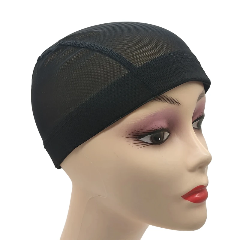 שחור כיפה הפאה כובע להכנת פאות אריגה כובע שיער נטו אלסטי ניילון לנשימה רשת רשתות שער сеточка для волос - 5